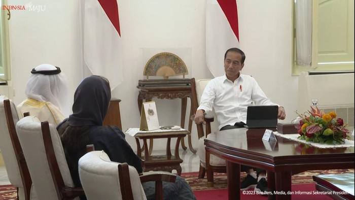 Jokowi Menerima Dubes UEA