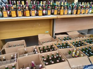 Polisi Sita 1.000 Botol Miras Selama Ramadan di Bengkulu