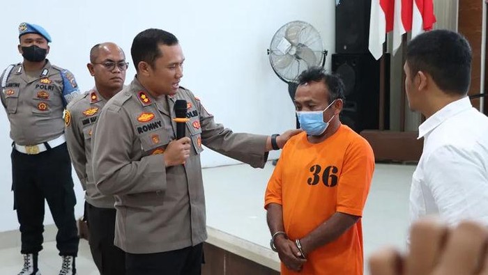 Pelaku pembunuhan Super Sembiring. (Foto: Dok Polres Tanah Karo)