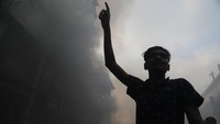 Belum diketahui kerugian dan korban yang terdampak akibat peristiwa ini. Anik Rahman/Getty Images