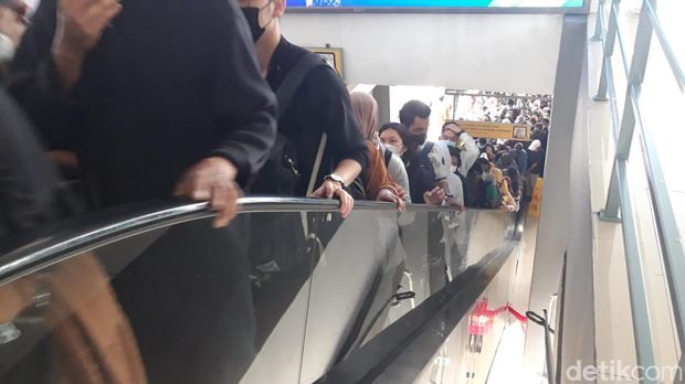 Stasiun Duri pada Selasa (4/4/2023)