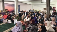 Suasana saat tausiyah menjelang berbuka di Utrecht