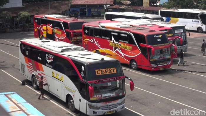 Terminal Cicaheum, Kota Bandung, Selasa (4/4/2023).