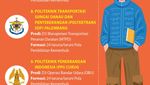 Infografis: 13 Sekolah Kedinasan buat Jurusan IPS
