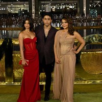 Sebelumnya mereka juga hadir di malam inaugurasi Nita Mukesh Ambani Cultural Centre di Mumbai, pada 31 Maret 2023. Foto: Getty Images