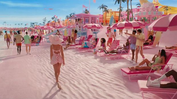 Adegan dalam teaser trailer 2 film Barbie arahan Greta Gerwig.