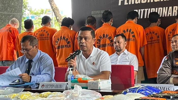 Bareskrim Ungkap Pengiriman Sabu Cair Dikendalikan Napi Lapas Tangerang