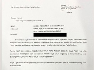 Mantan Ketua Ansor Jatim Blak-blakan Alasannya Mundur dari NasDem