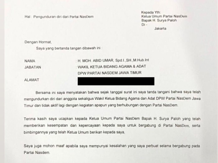 Eks Ketua Ansor Jatim mundur dari NasDem