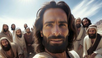 Yesus Dan 12 Rasul-Nya Foto: Jyo John Mullor