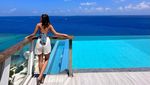 7 Pesona Gisel yang Liburan ke Maldives Tanpa Gempi
