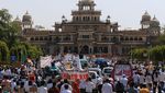 Demo Dokter di India Bikin Jalanan di Rajasthan Macet Total