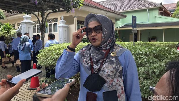 Kadishub DIY, Ni Made Indra saat dijumpai wartawan di kompleks Kepatihan, Jogja, Rabu (5/4/2023).