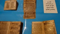 Ini sejumlah Al-Quran kuno yang dipamerkan.
