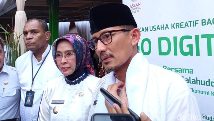 Menparekraf Sandiaga Uno di Cirebon, Rabu (5/4/2023)