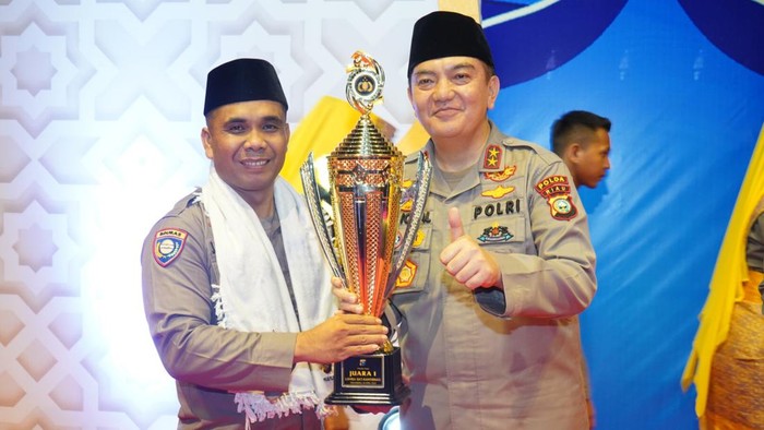 Pemenang lomba dai kamtibmas. (Dok Polda Riau)