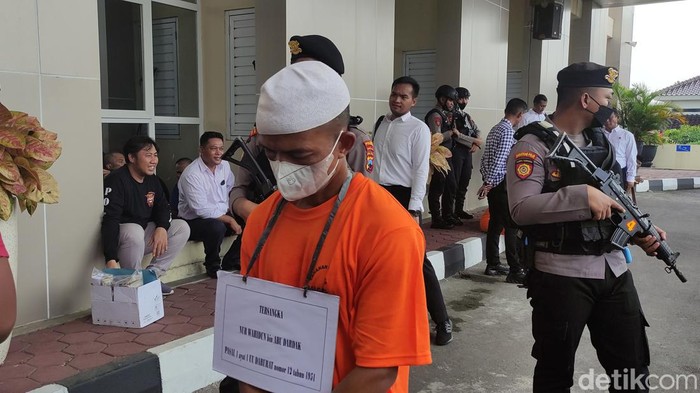 Polda Jateng jumpa pers kasus petasan, Rabu (5/4/2023).