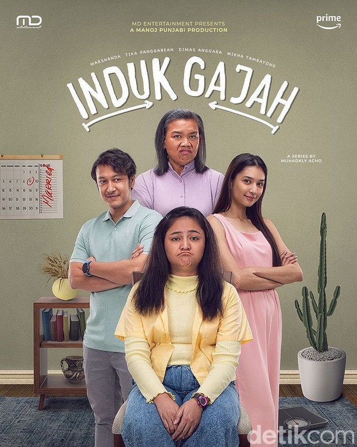 Poster serial Induk Gajah (Foto: Instagram @indukgajah)