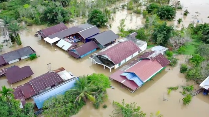 Banjir di Barito Selatan Kalteng