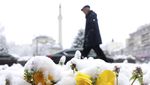 Brrr... Salju Musim Semi dan Angin Kencang Melanda Balkan