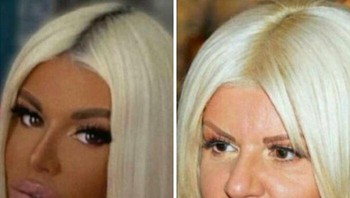 Foto yang diposting Vs foto yang diambil oleh penggemar. Foto: Boredpanda