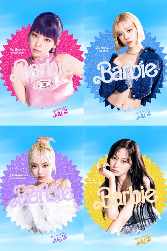 Keempat personel grup aespa Karina, Winter, Ningning, dan Giselle dinilai cocok membintangi film adaptasi tersebut. Foto: dok. Twitter @starfess