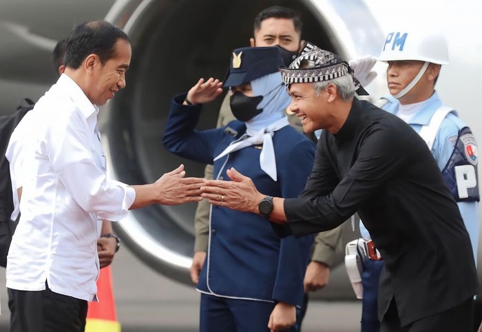 Ganjar Sambut Jokowi