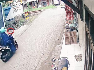 Detik-detik Kucing Muncul Dinilai Jadi Isyarat Wanita Sidoarjo Tertabrak KA