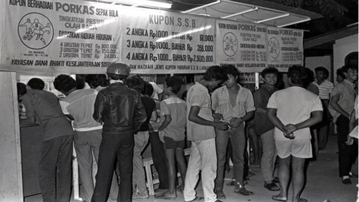 Kupon undian Porkas (Pekan Olah Raga dan Ketangkasan)