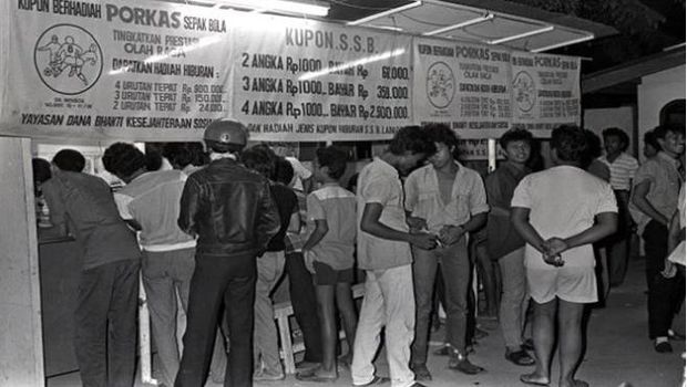 Kupon undian Porkas (Pekan Olah Raga dan Ketangkasan)