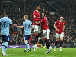 Man United Vs Brentford: Rashford Menangkan Setan Merah