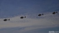 Sebanyak 89 pesawat berbagai jenis dan 3.693 personel TNI AU dilibatkan dalam peringatan HUT Ke-77 TNI AU tahun 2023.