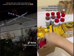 So Sweet! Wanita Ini Berikan Susu dan Cokelat untuk Anak-anak Sahur