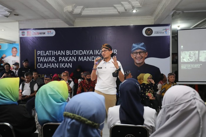 Pelatihan Budi Daya Ikan Tawar Relawan Sandi