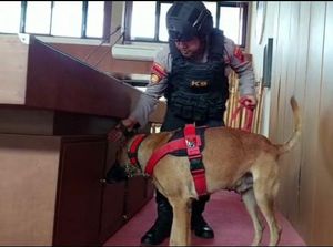 Cek Gereja Jelang Paskah di Cilacap, Polisi Ajak Anjing Pelacak