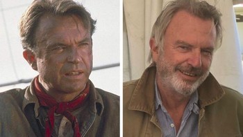 .Sam Neill, berperean sebagai Grant di film Jurassic Park (1993)Foto: Brightside