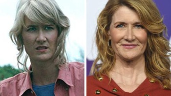 Laura Dern, berperean sebagai Ellie di film Jurassic Park (1993). Foto: Brightside