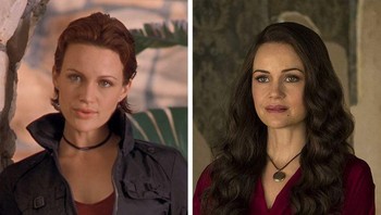 Carla Gugino, berperan sebagai Ingrid Cortez di film the Spy Kids films (2001). Foto: Brightside