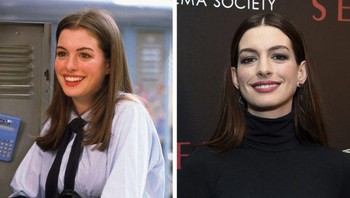 Anne Hathaway, berperan sebagai Mia di The Princess Diaries (2001). Foto: Brightside