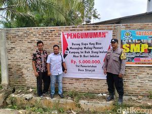 Aparat Desa di Asahan Bikin Sayembara Tangkap Maling Berhadiah Rp 5 Juta