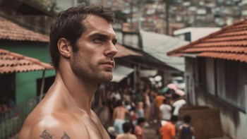 Henry Cavill. Jika ingin melihat karya lainnya klik di sini. Foto: Arteficialismo