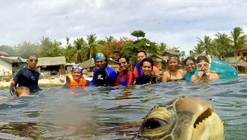 Momen yang tepat untuk merusak keindahan foto. Foto: (Bored Panda).