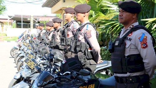352 personel Polres Kupang mengamankan perayaan Paskah 2023 di gereja-gereja di Kupang selama 14 hari sejak 4-18 April.