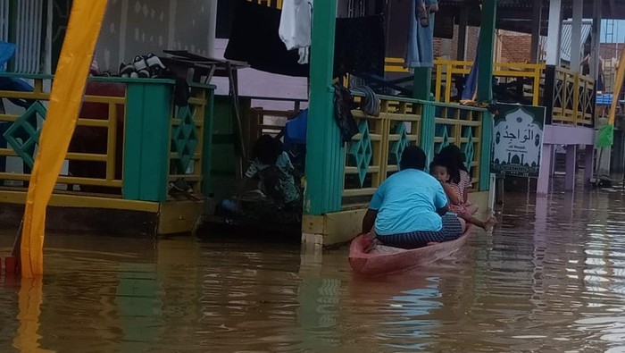 Banjir di Morowali Utara, Sulteng.