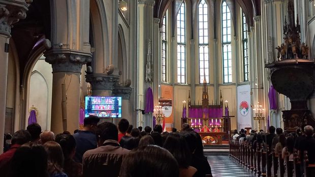 Jumat agung 2023 di Katedral Jakarta