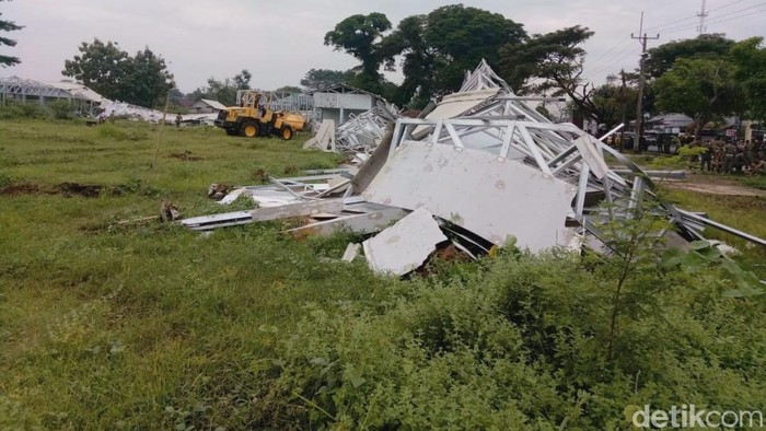 Lahan yang akan dijadikan hutan kota di Majalengka