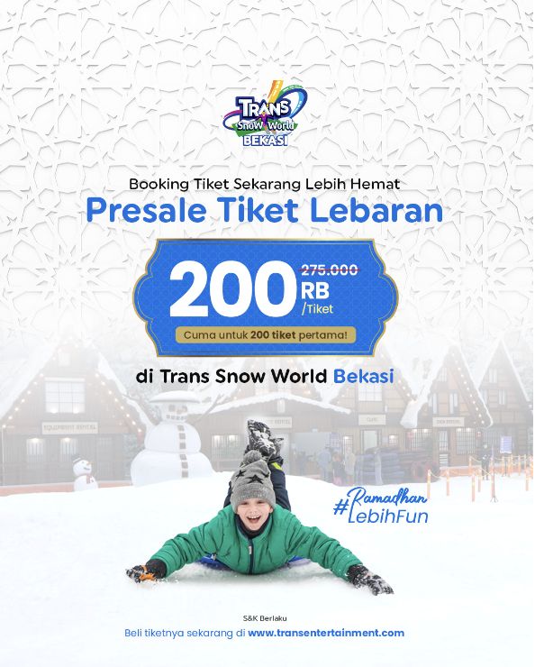 Presale Lebaran Trans Snow