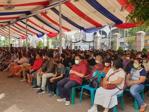 Ribuan Jemaat Penuhi Gereja Katedral Medan Ikuti Ibadah Jumat Agung