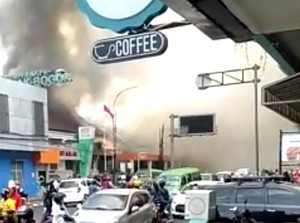 RS Salak Bogor Kebakaran, Lalin Jalan Jenderal Sudirman Ditutup