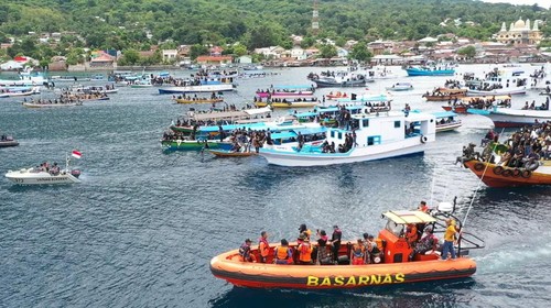 Tradisi Semana Santa di Larantuka, Jumat (7/4/2023).